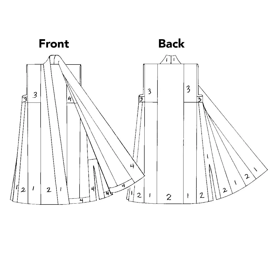 118 Tibetan Panel Coat - PDF