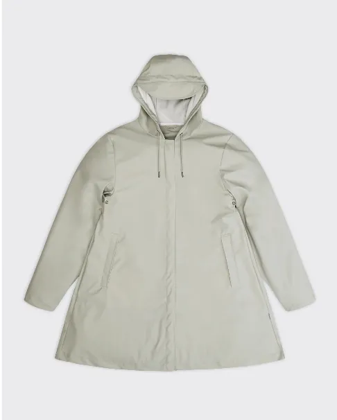 A line rain jacket