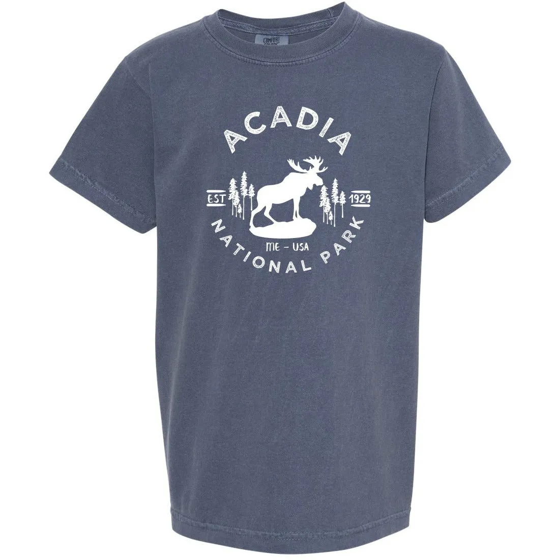 Acadia National Park Youth Comfort Colors T shirt