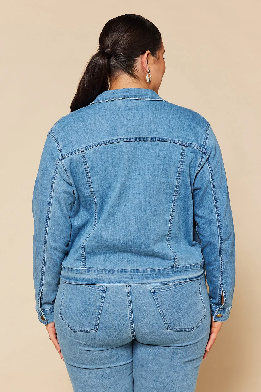 Adrift Denim Relaxed Jacket in Light Wash