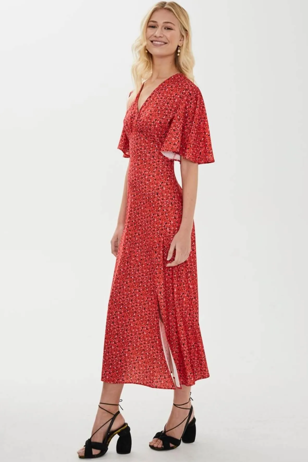 Alessandra Empire Midi Dress