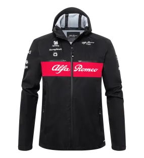 Alfa Romeo Racing F1 2023 Team Rain Jacket - Black