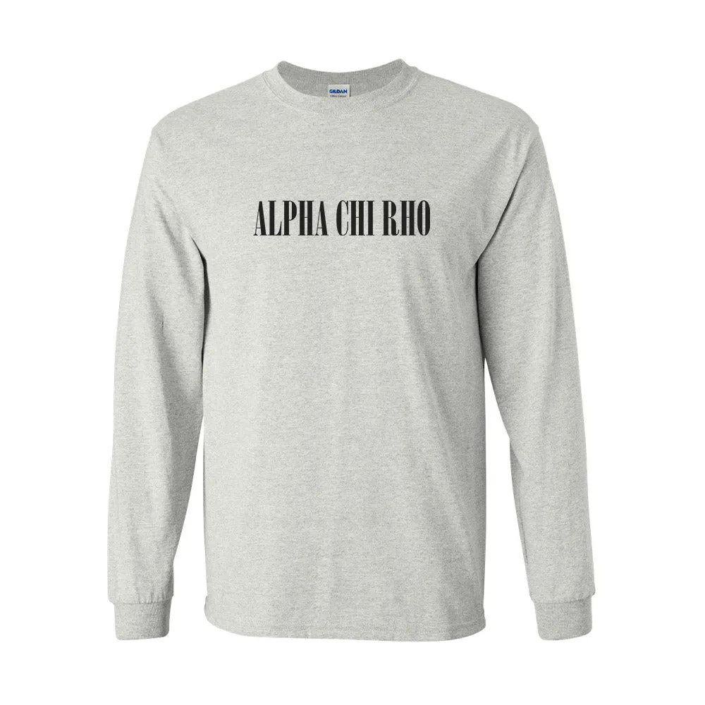 Alpha Chi Rho Basic Long Sleeve T-Shirt