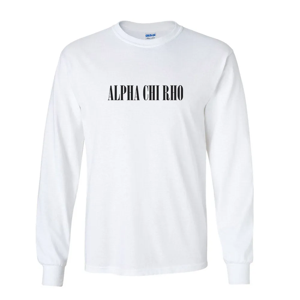 Alpha Chi Rho Basic Long Sleeve T-Shirt