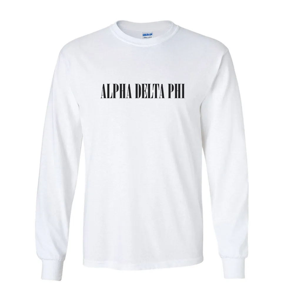 Alpha Delta Phi Basic Long Sleeve T-Shirt