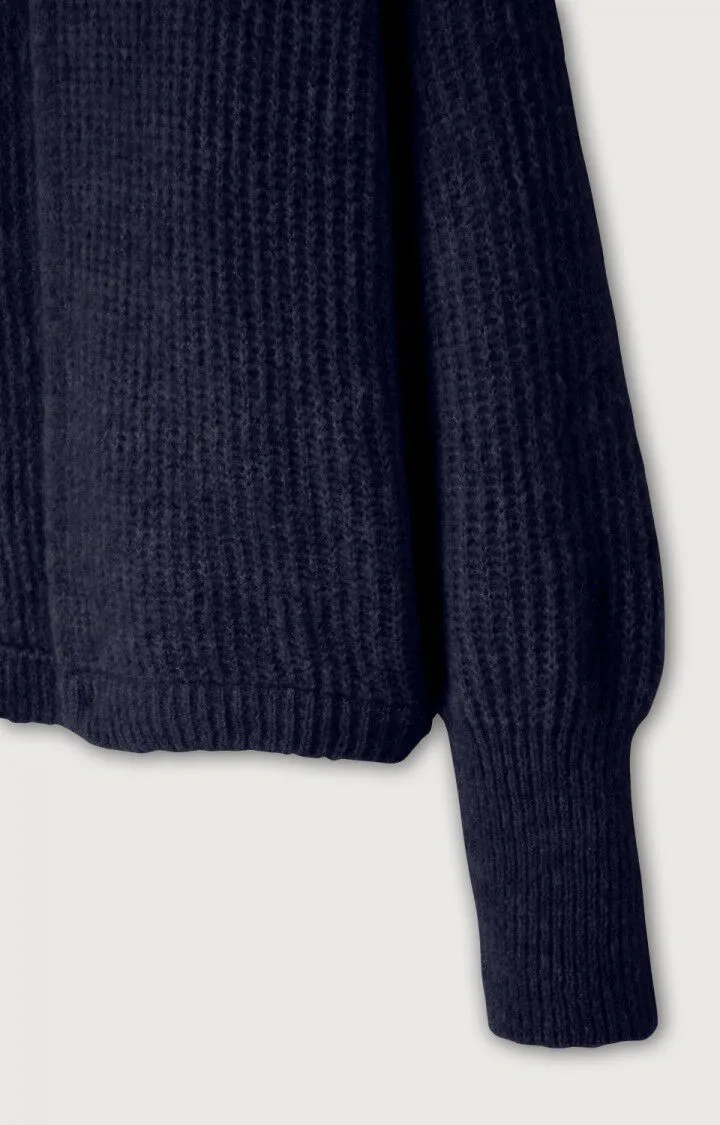 American Vintage East Jumper in Navy Melange