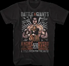 Andre The Giant vs Macho Man Randy Savage T-Shirt