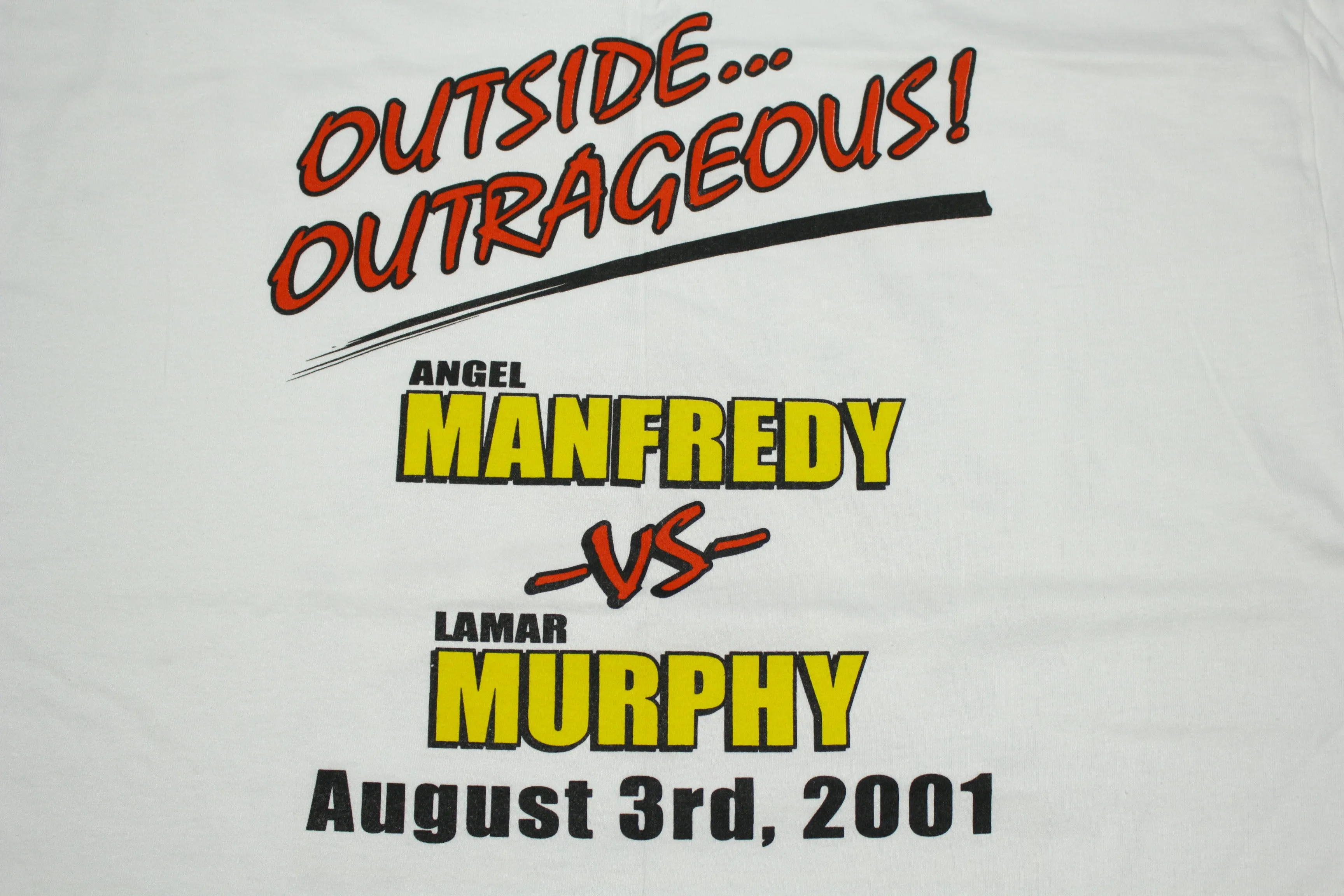 Angel Manfredy Lamar Murphy Sugar Ray Leonard Boxing Vintage 2001 T-Shirt