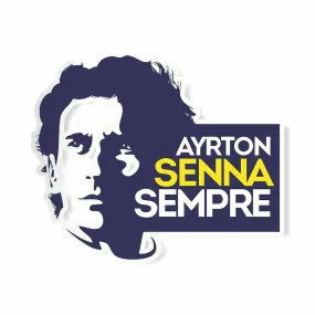 Ayrton Senna Sempre Sticker