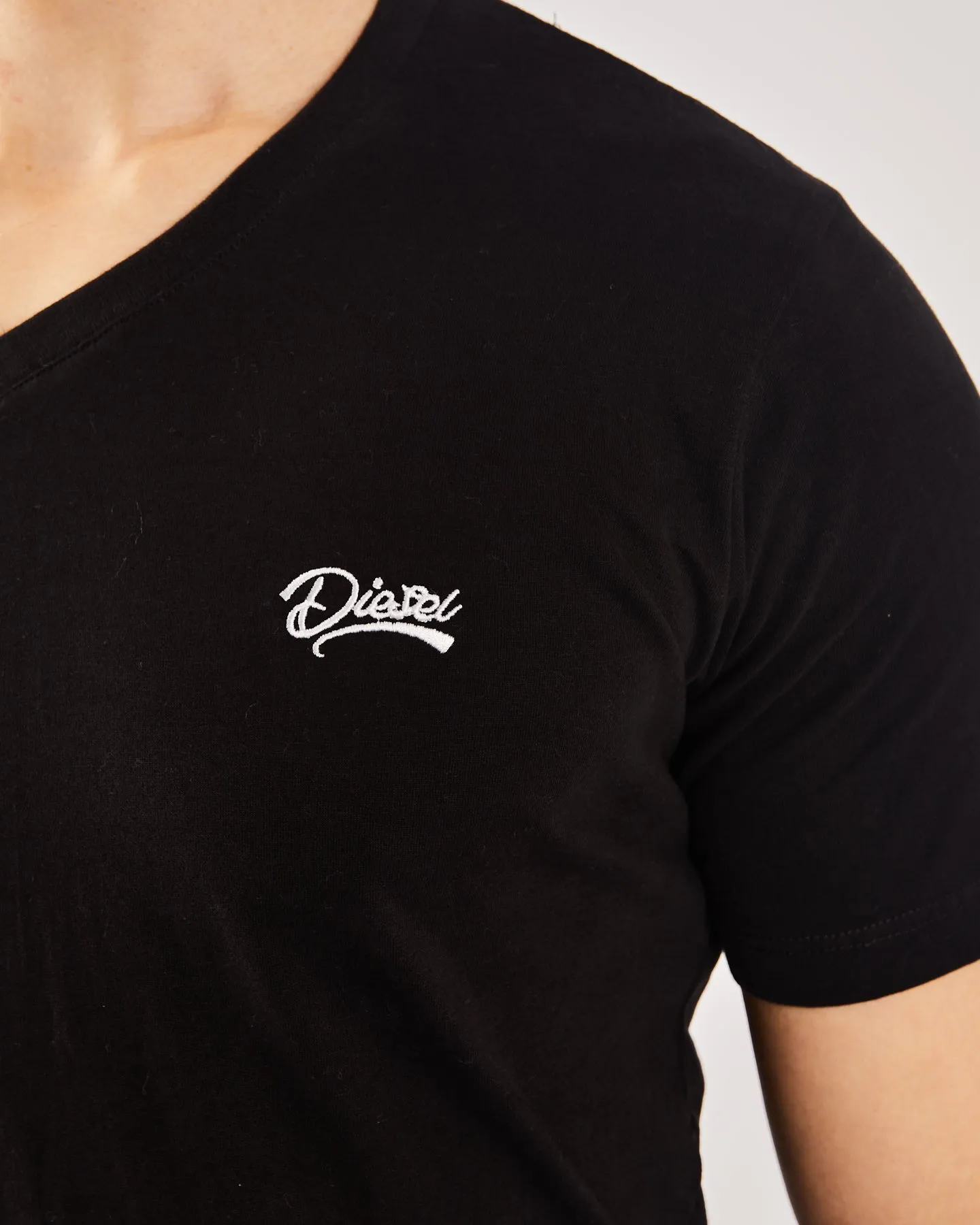 Basic Oakley V Neck Tee Black