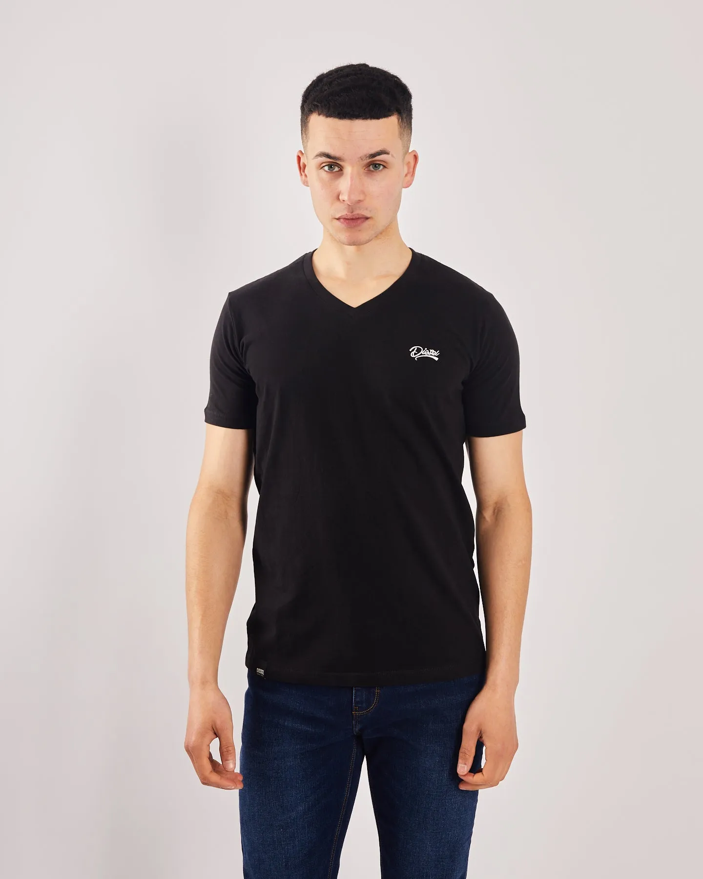 Basic Oakley V Neck Tee Black