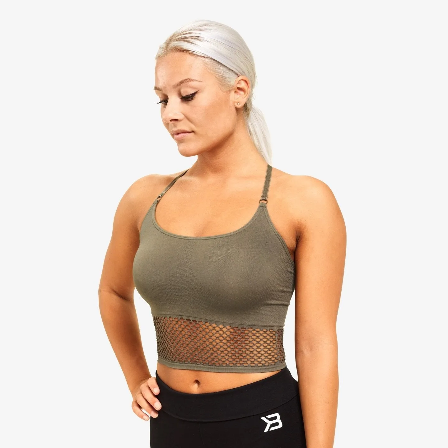 Better Bodies Bronx Seamless Bra - Wash Green