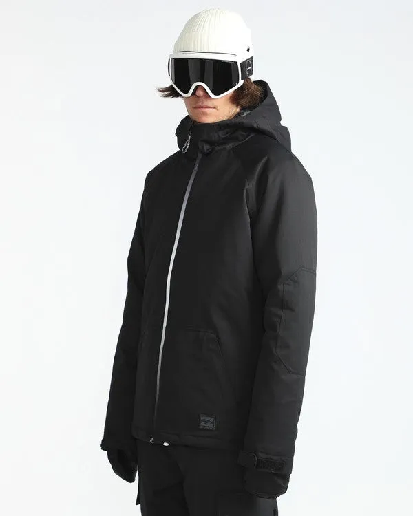 Billabong Mens All Day Snowboard Jacket - Black Caviar