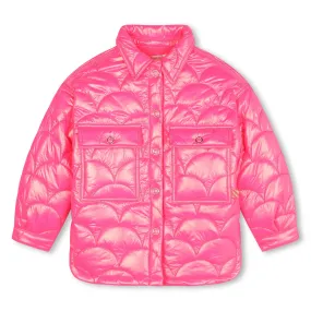 Billieblush Girls Pink Puffer Jacket U20423