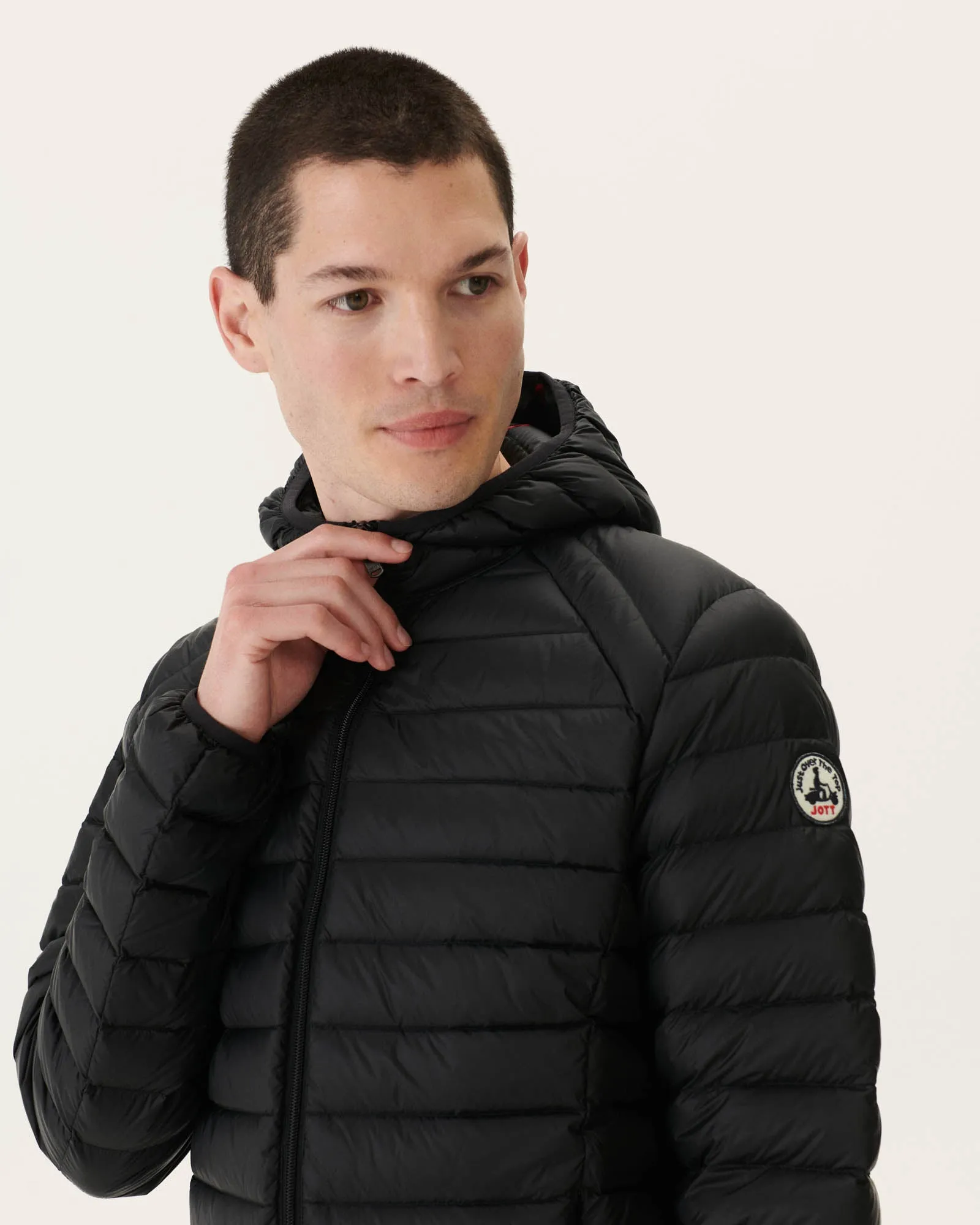 Black Lightweight down jacket Nico