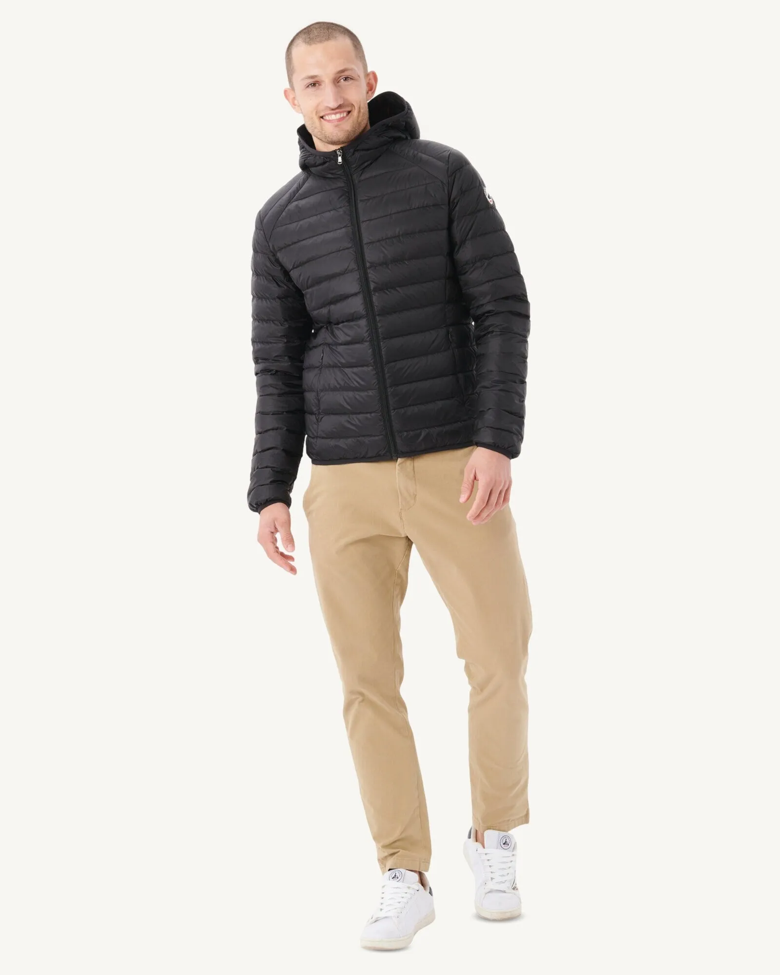 Black Lightweight down jacket Nico