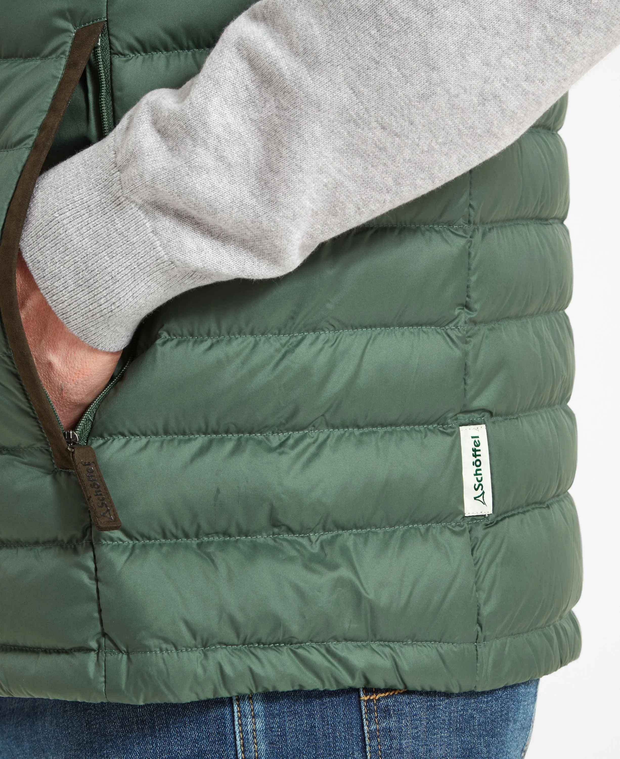 Bowden Down Gilet - Pine Green