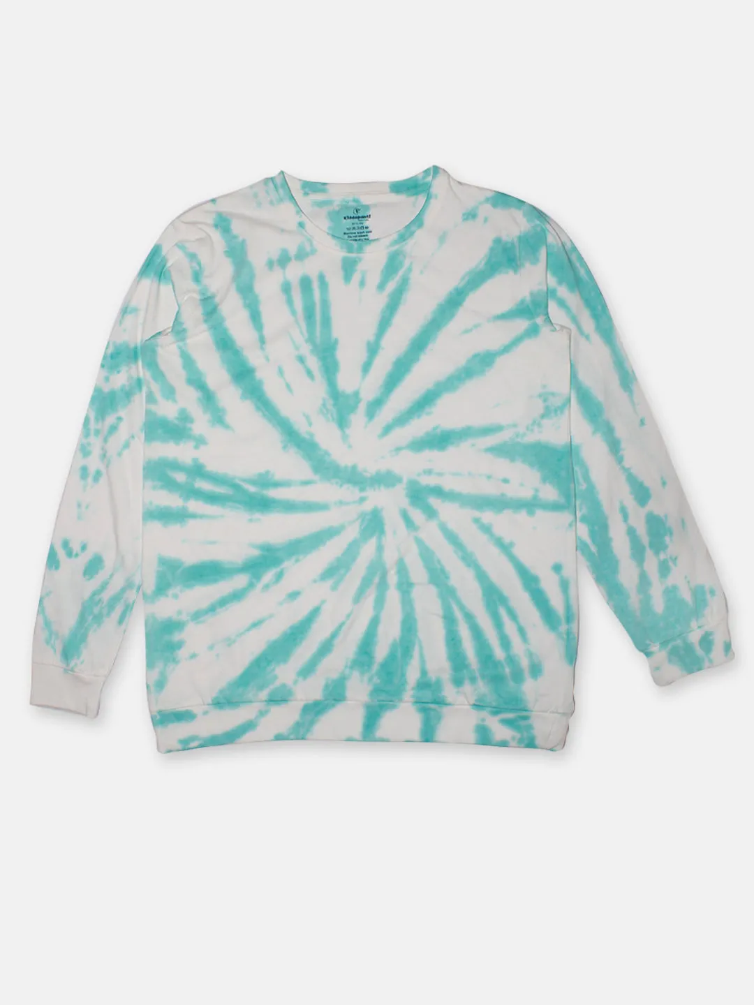 Boys Tie and Dye Round Neck Full Sleeve Tee Shirt