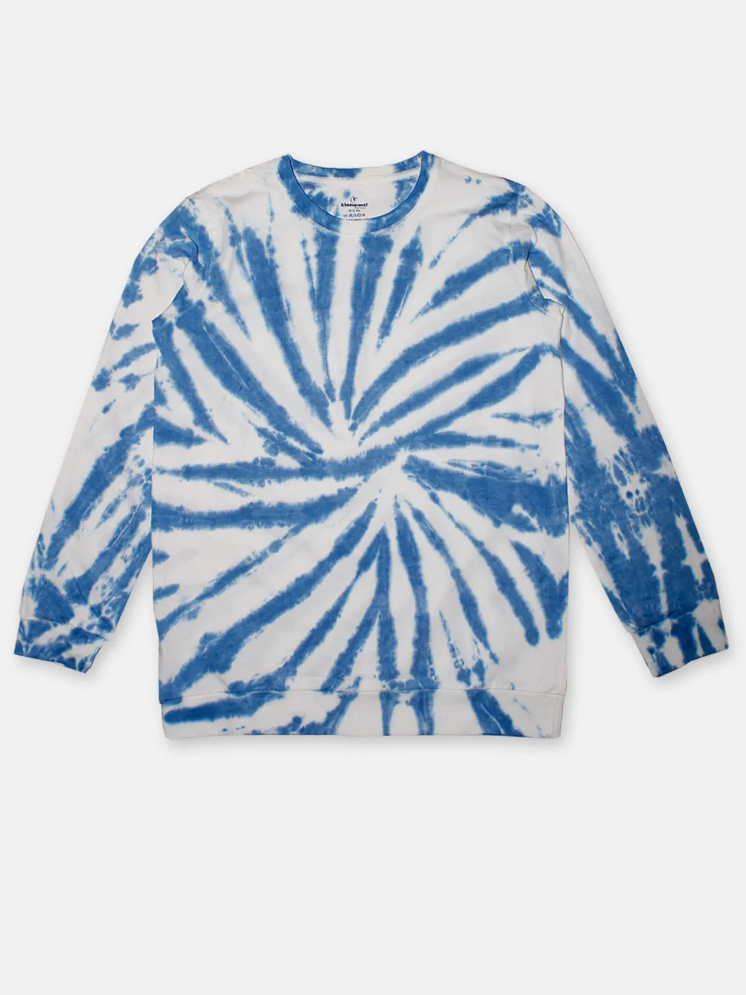 Boys Tie and Dye Round Neck Full Sleeve Tee Shirt