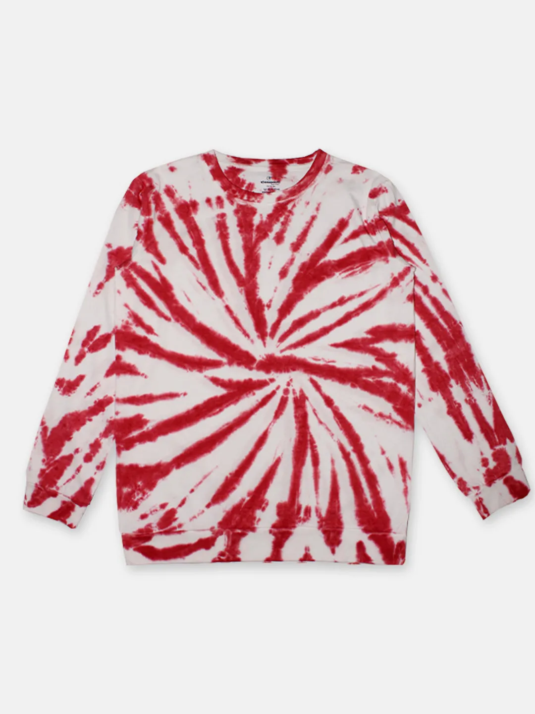 Boys Tie and Dye Round Neck Full Sleeve Tee Shirt