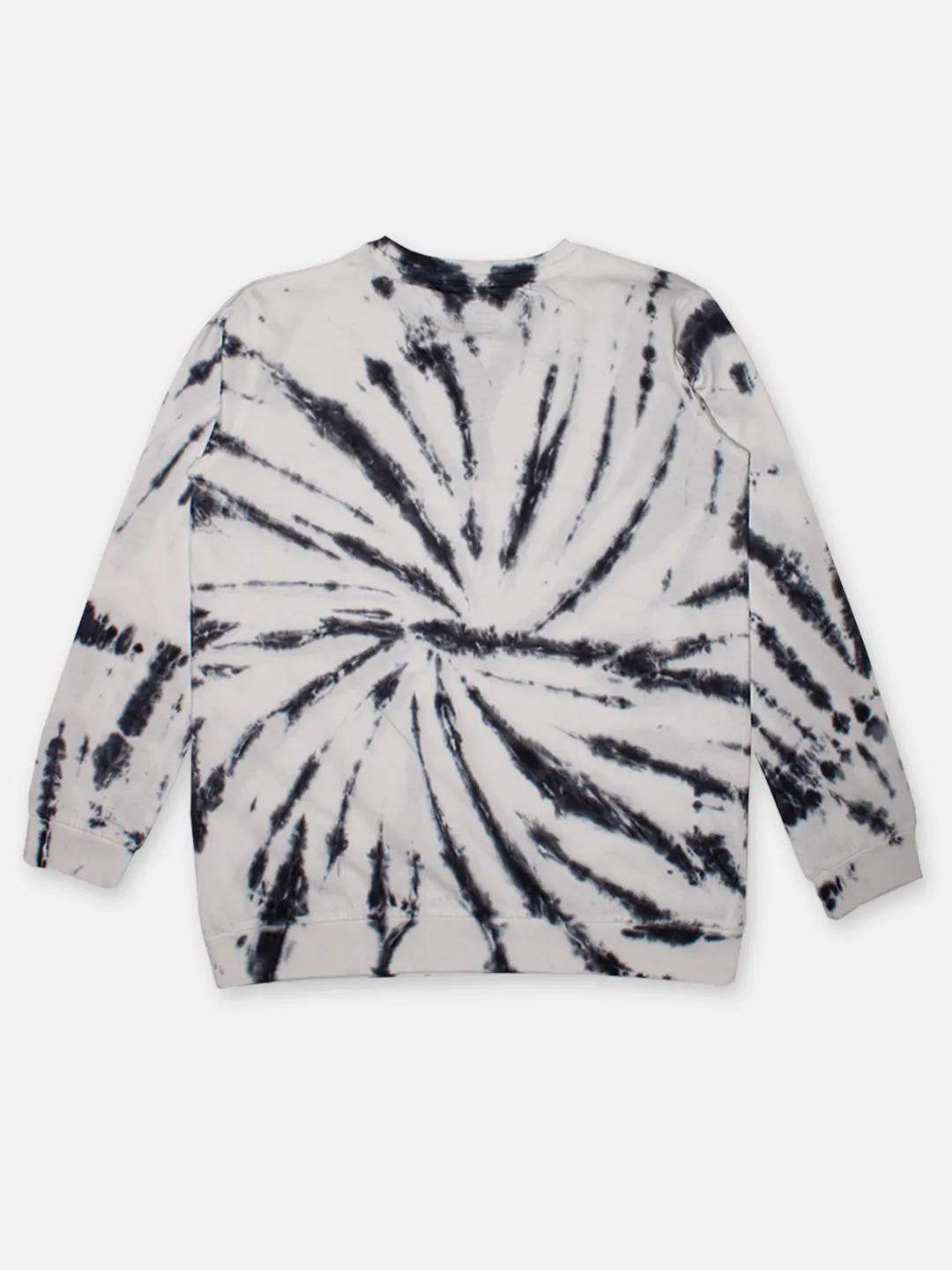 Boys Tie and Dye Round Neck Full Sleeve Tee Shirt