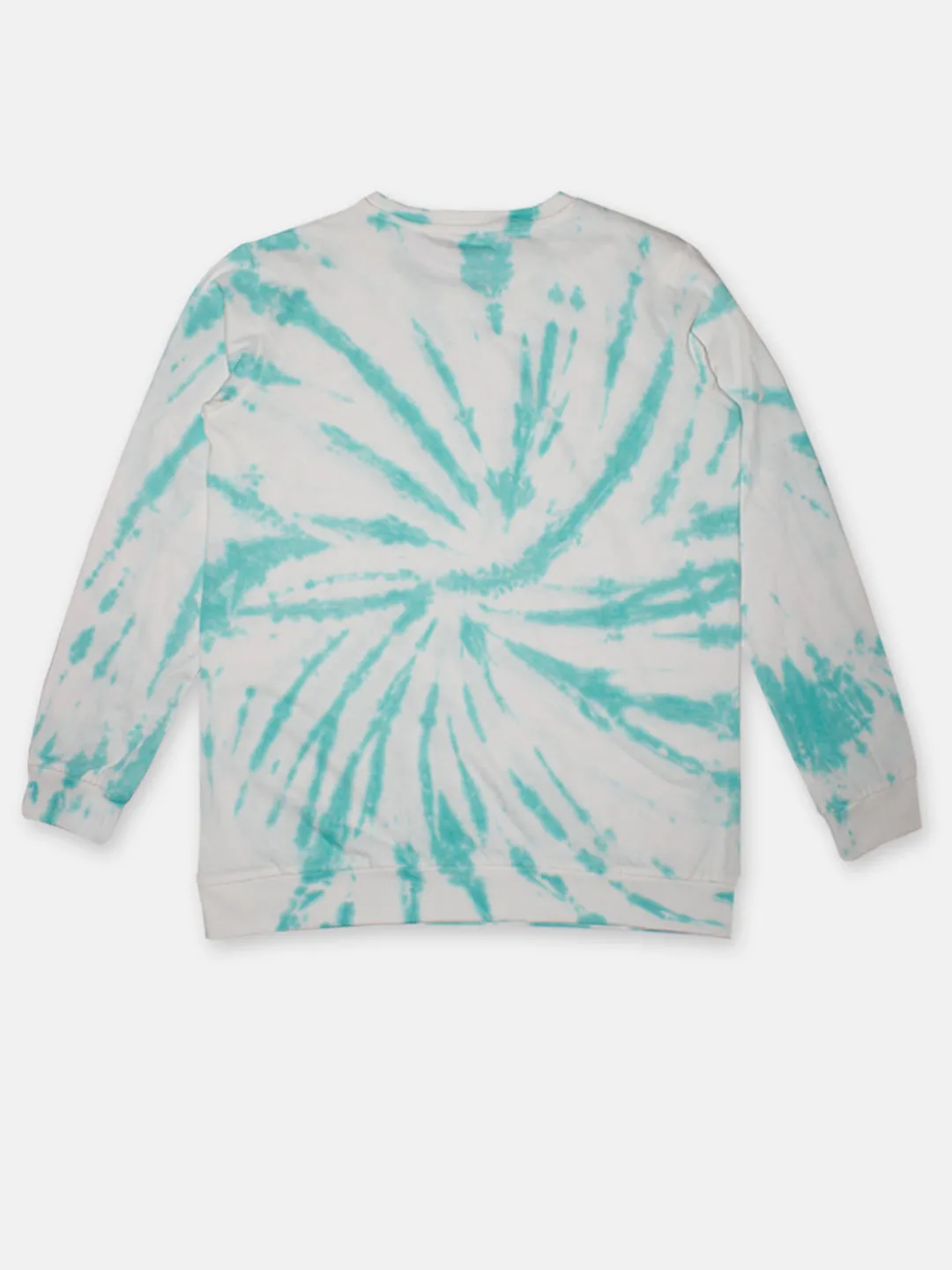 Boys Tie and Dye Round Neck Full Sleeve Tee Shirt