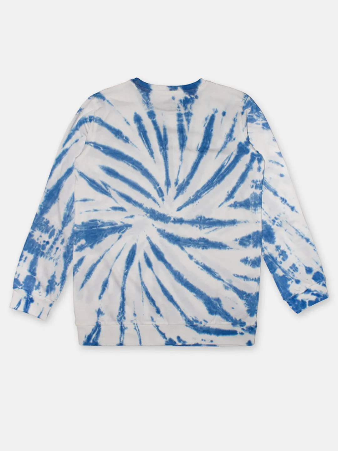 Boys Tie and Dye Round Neck Full Sleeve Tee Shirt