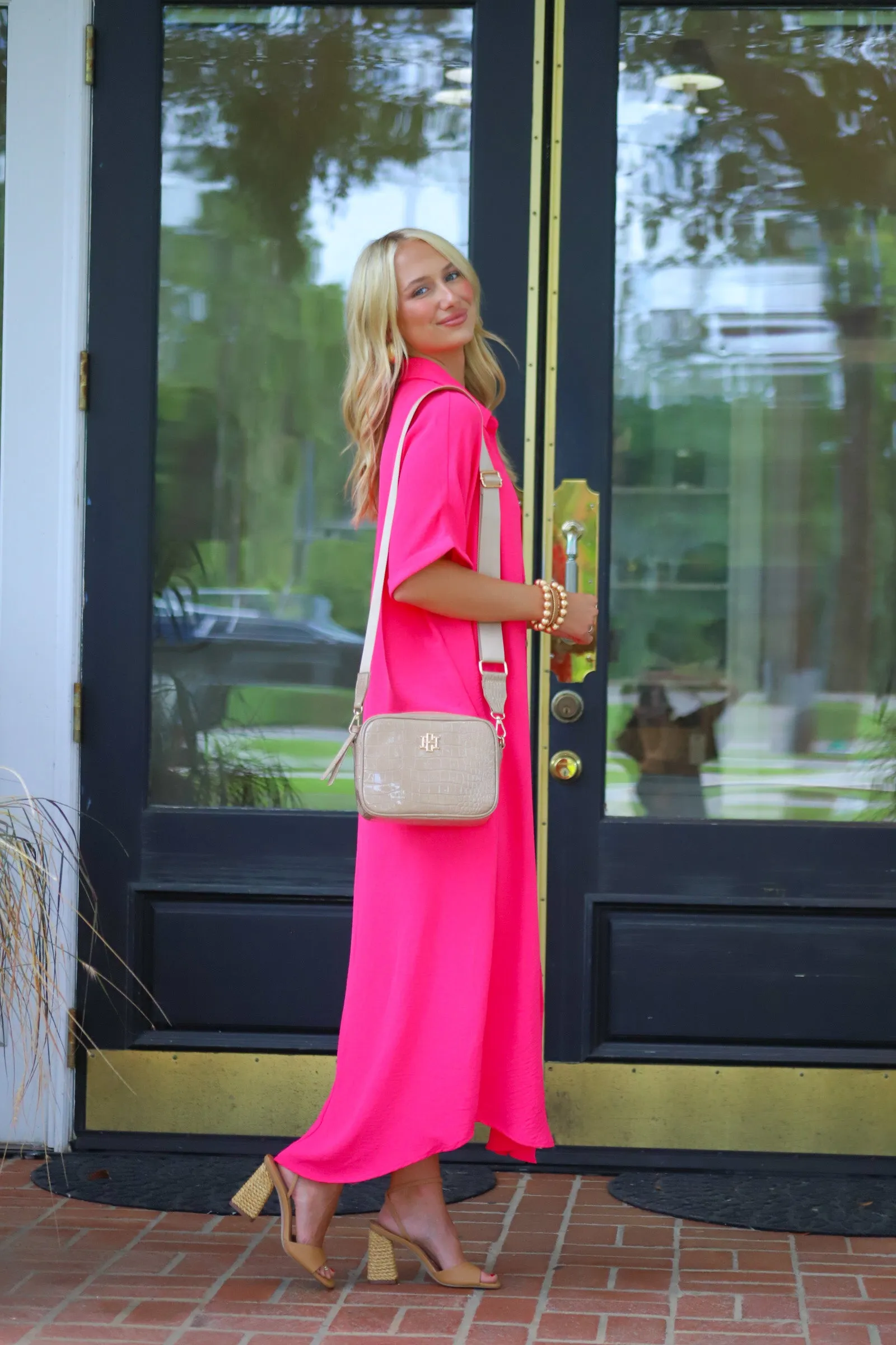 Button Me Up Maxi Dress