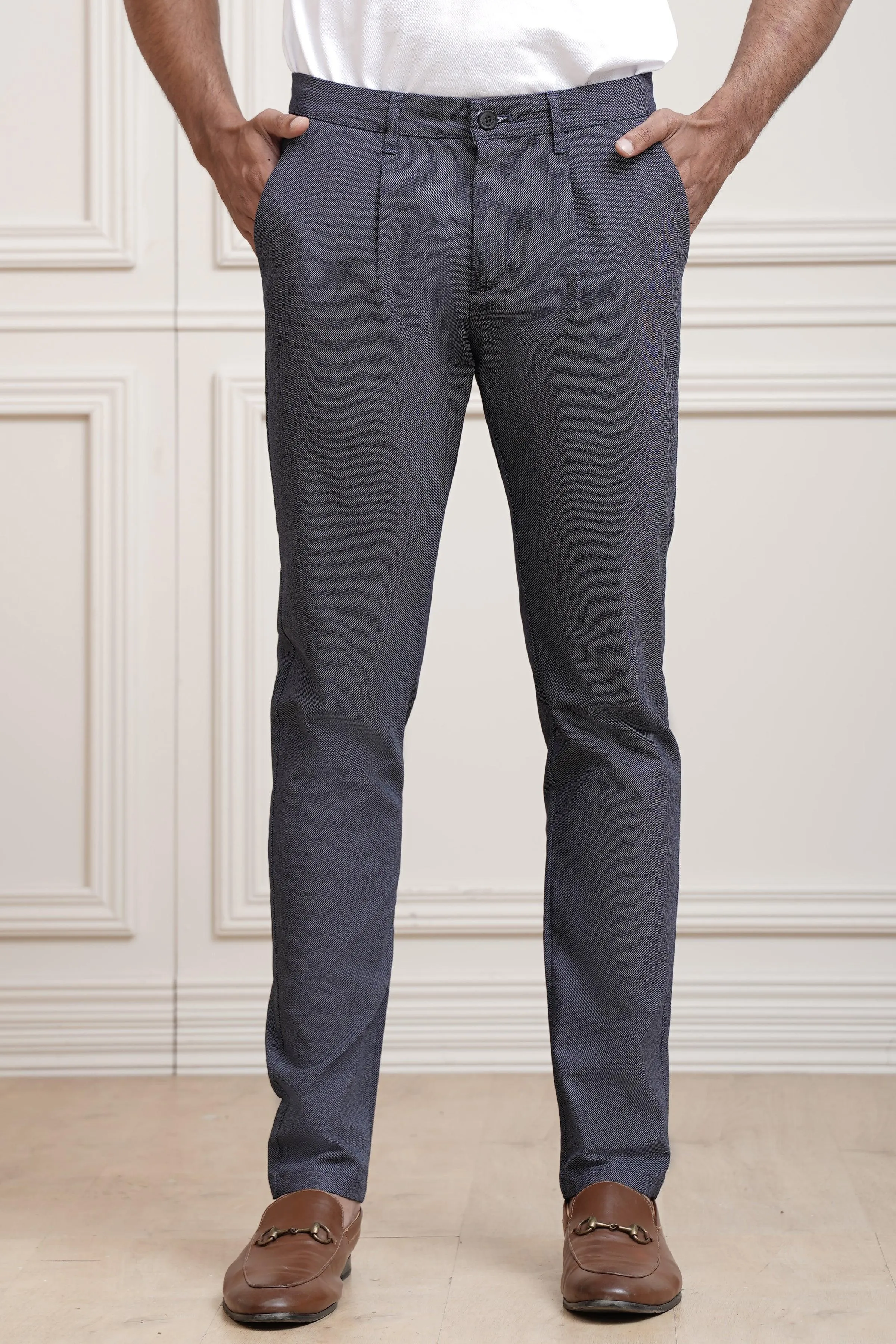 CASUAL PANT CROSS POCKET NAVY