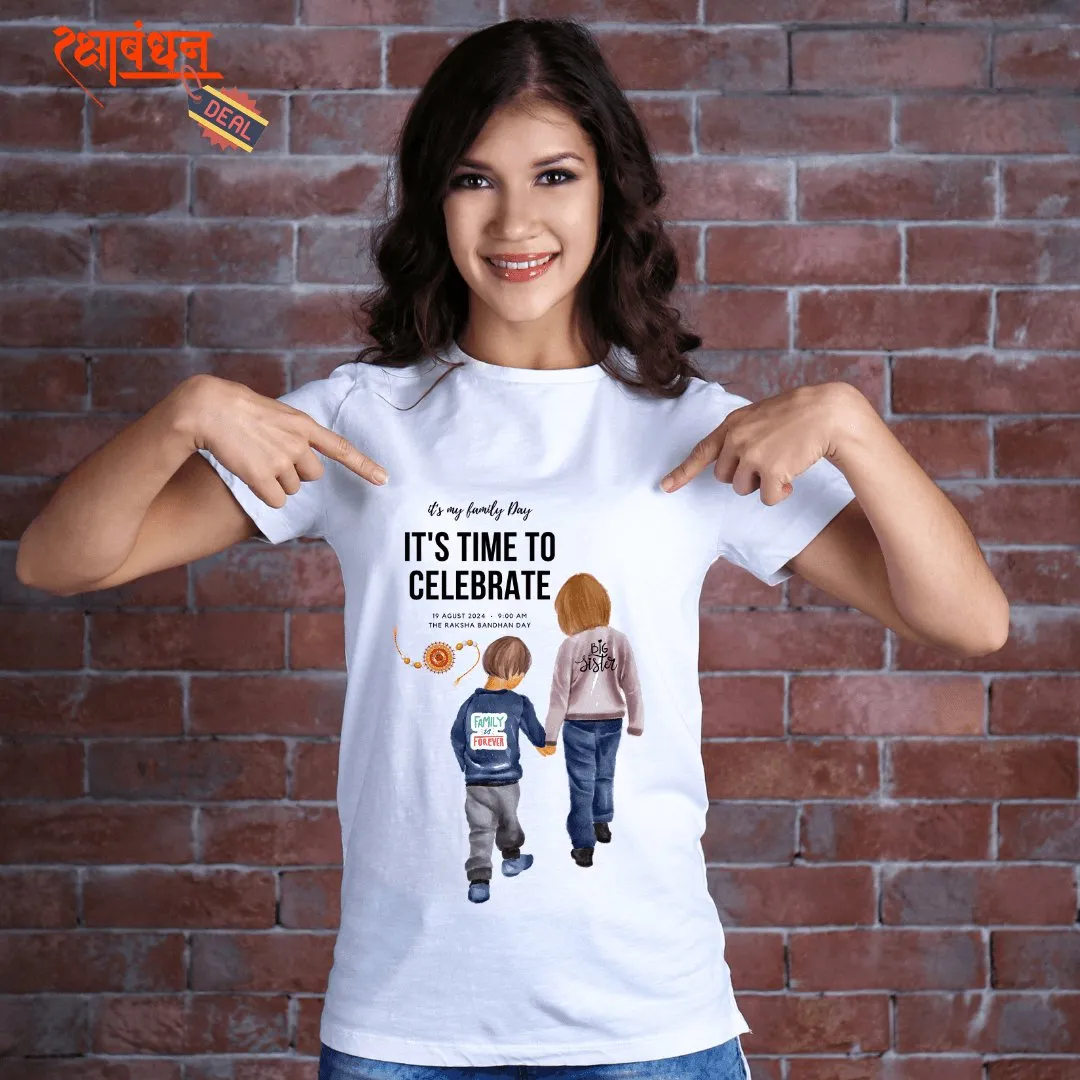 Celebrate Raksha Bandhan with Stylish Printed T-Shirts for Boys, Girls, Men, and Women - Combo Offers Available!