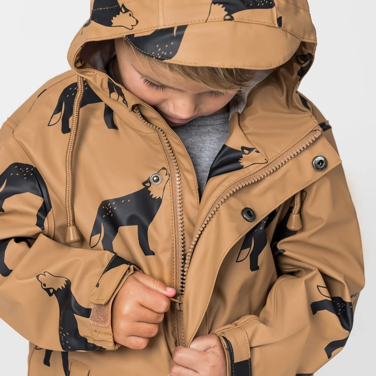 Crywolf Rain Jacket Clay