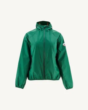 Dark green Singapore packable waterproof jacket