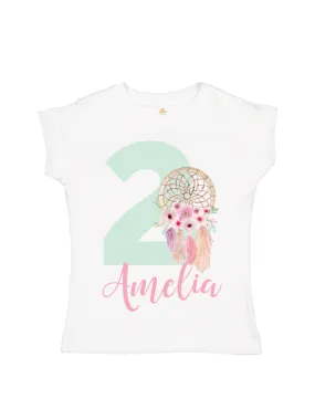 Dreamcatcher Birthday Tutu Outfit - Mint Green & Pink