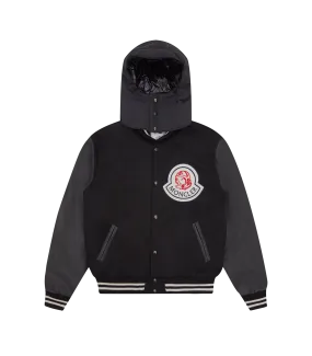 DURNAN DOWN HOODED VARSITY JACKET