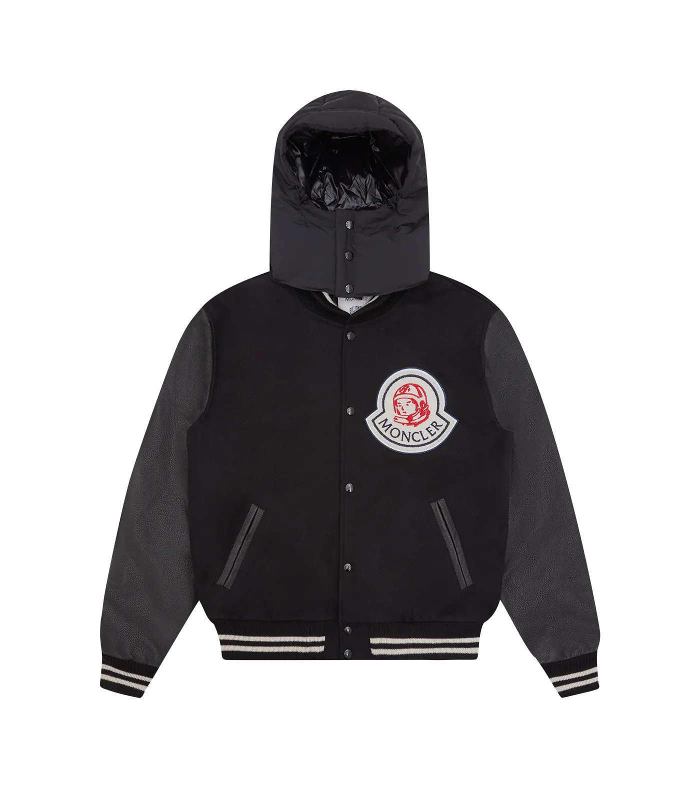 DURNAN DOWN HOODED VARSITY JACKET