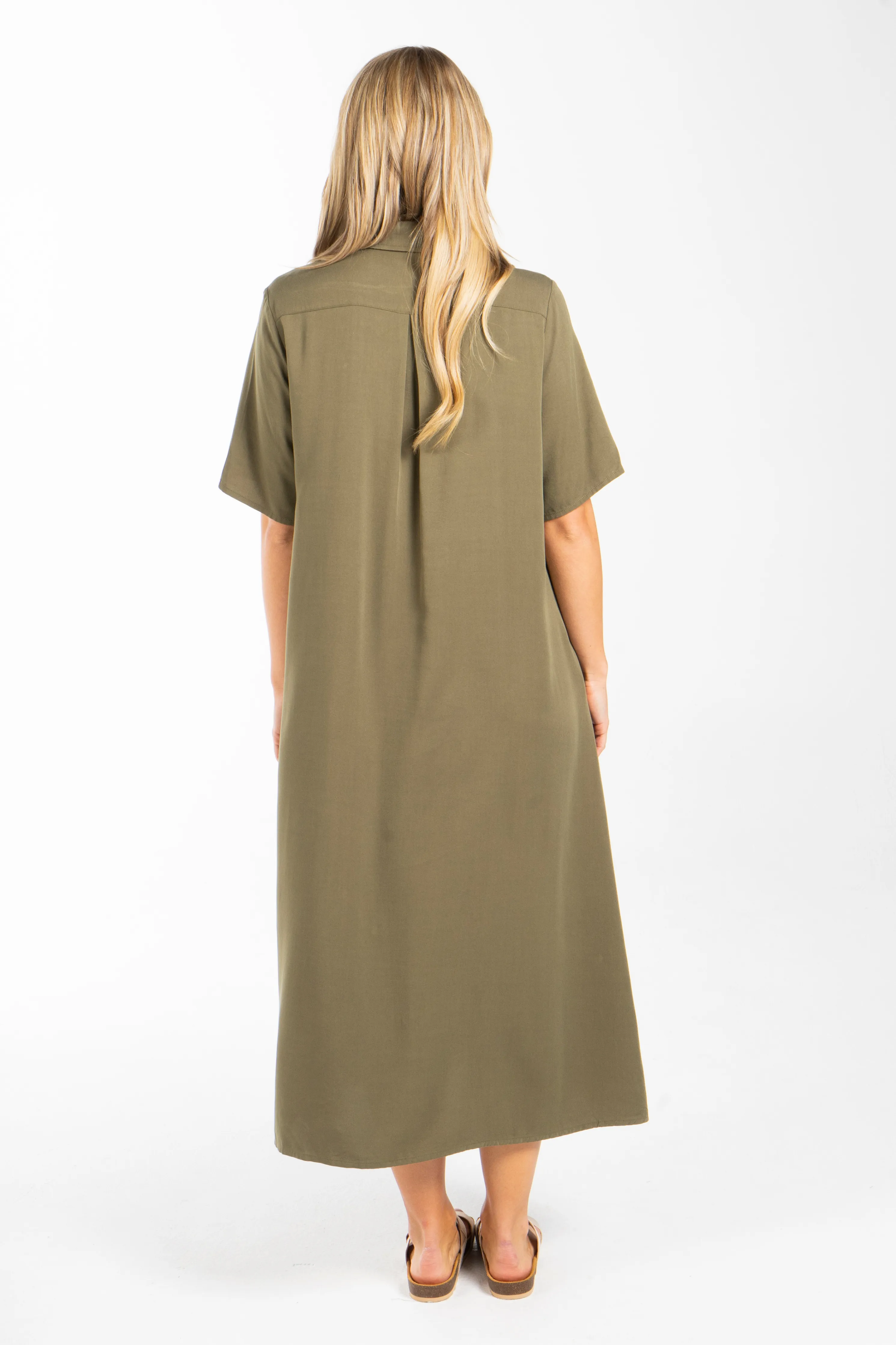 FINAL SALE Everyday Maxi Dress in Khaki