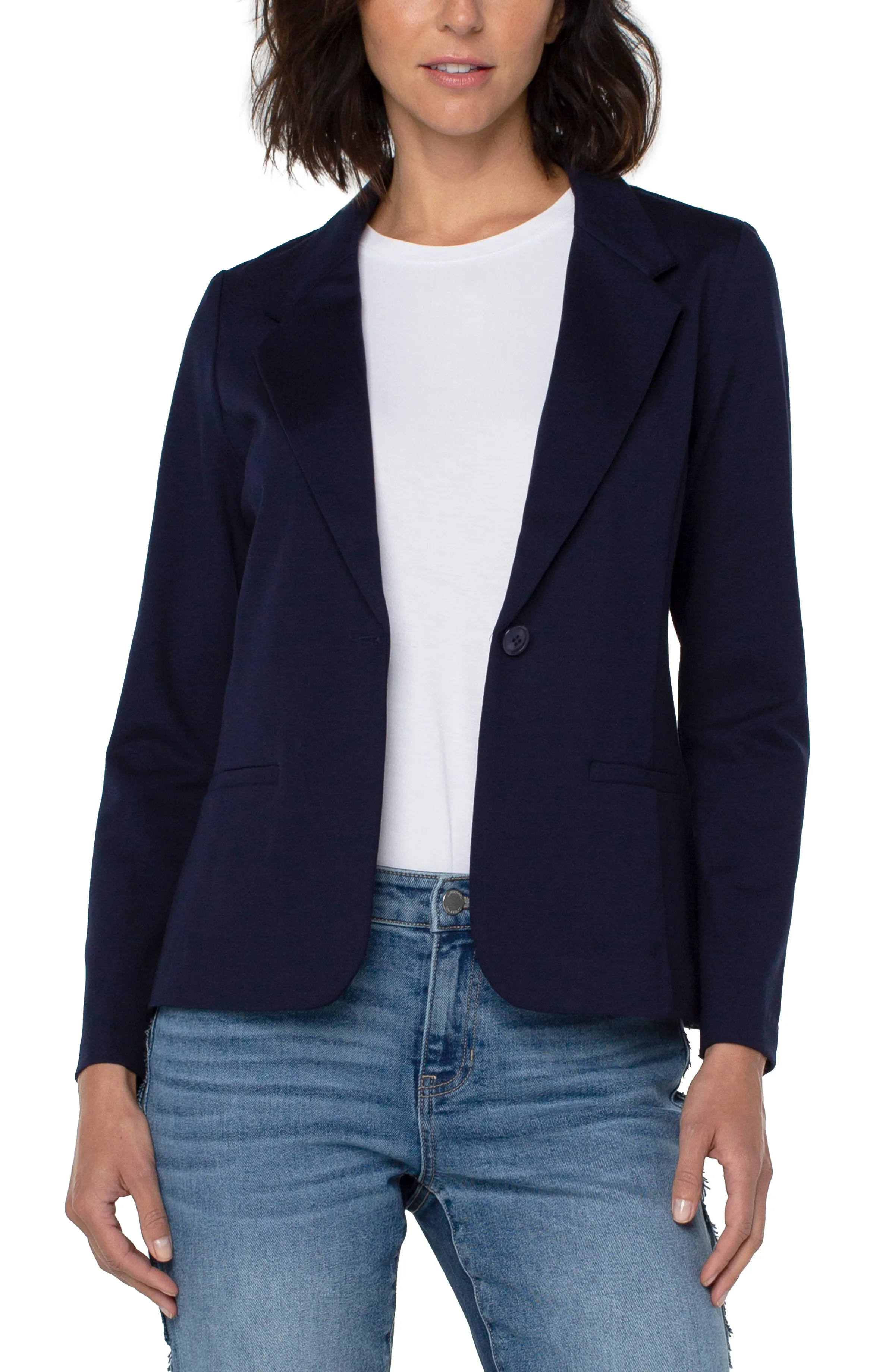 FITTED BLAZER SUPER STRETCH PONTE