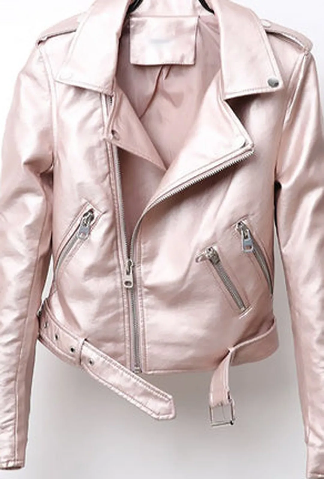 GIANNA - METALLIC MOTOR JACKET