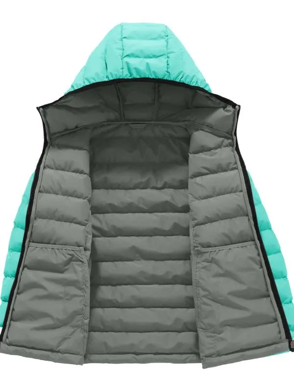 Girl's Packable Lightweight Jacket Warm Hooded Puffer Winter Coat