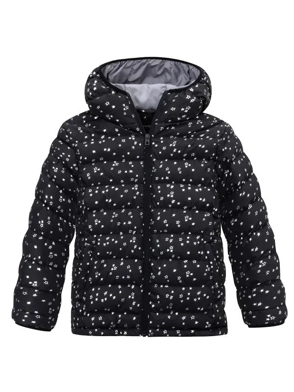 Girl's Packable Lightweight Jacket Warm Hooded Puffer Winter Coat