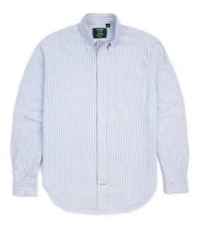 Gitman Vintage Oxford Shirt: Blue Stripe