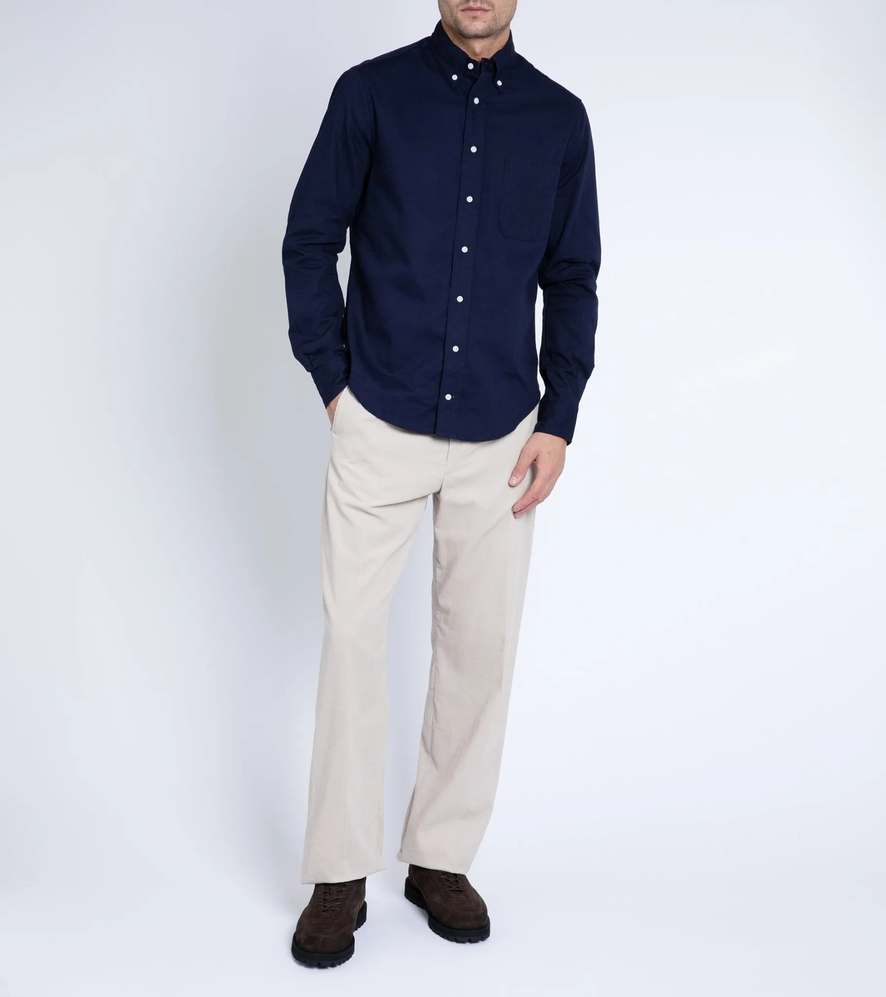 Gitman Vintage Oxford Shirt: Navy