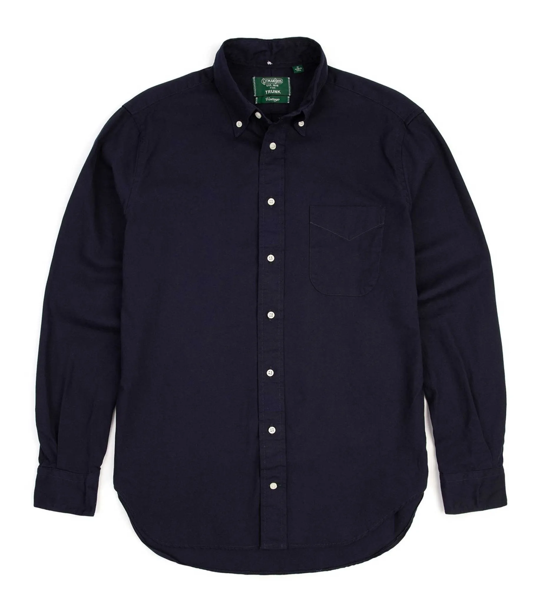 Gitman Vintage Oxford Shirt: Navy