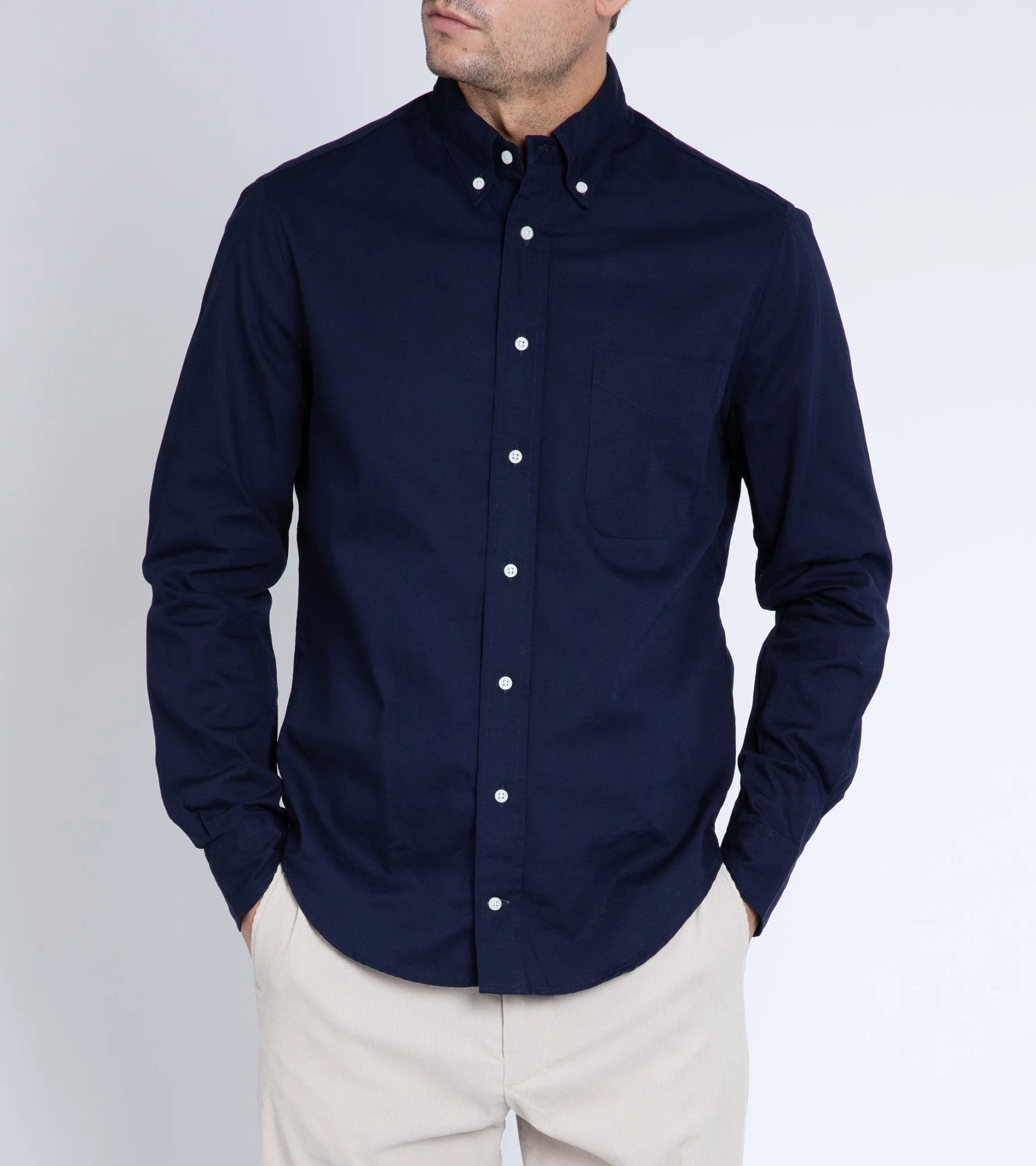 Gitman Vintage Oxford Shirt: Navy