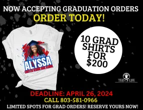 Graduation T-Shirt Bundle: 10 Tees For $20