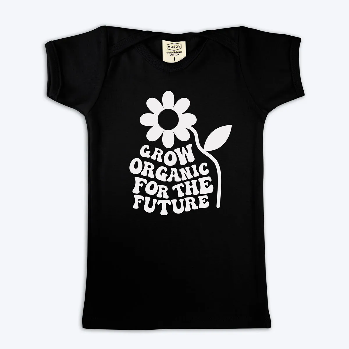 Grow Organic Organic Baby T-shirt | Black