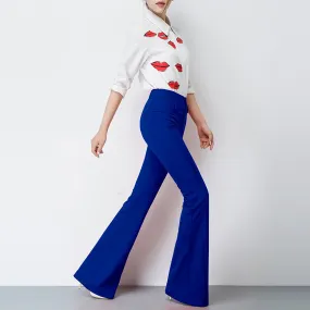 High Waist Flare Leg Pants