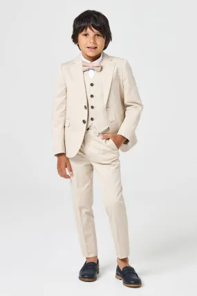 Jimi 2 Piece Suit - Sand Cotton