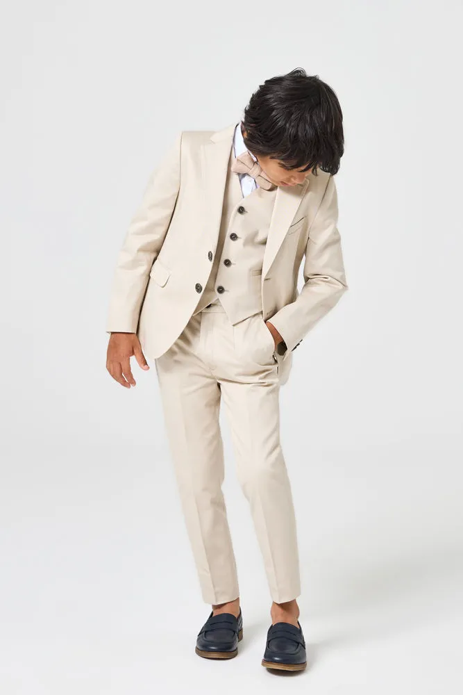 Jimi 2 Piece Suit - Sand Cotton