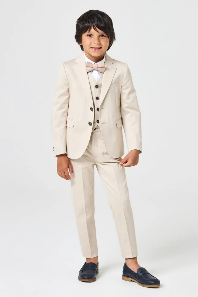 Jimi 2 Piece Suit - Sand Cotton